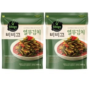 CJ 씨제이 비비고 열무김치 400g x 2개