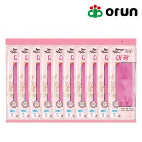 오런 대광 고무장갑 소형S 핑크 x 10개[35862749]