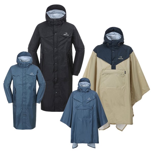 [19SS 신상] 2019 EIDER 코트형 우의, 판초형 우의 / DUS19901 (2COLOR), DUS19902 ...