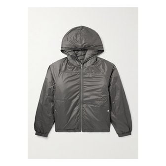 릭오웬스다크쉐도우 다크쉐도우바이릭오웬스 패딩 나일론 후드 재킷 그레이 46376663162903005