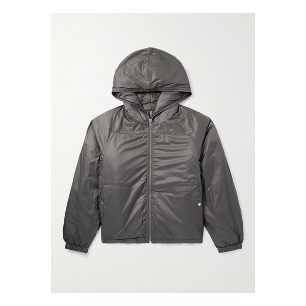 다크쉐도우바이릭오웬스 패딩 나일론 후드 재킷 그레이 46376663162903005