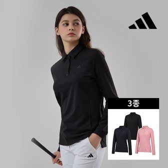 아디다스골프 [앱2만원] ADIDAS GOLF 24FW 여성 기모 카라티 3종