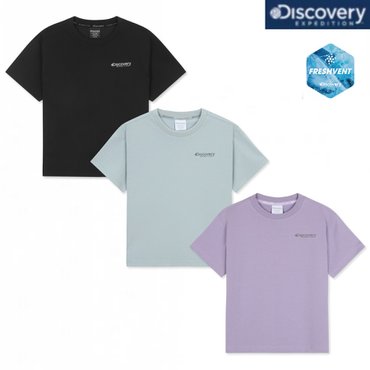 디스커버리키즈 25SS 키즈 프레시벤트 에센셜 스몰로고 반팔티셔츠 DKRS6A053