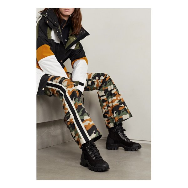 . 네이션 시케인 그로그랭 트리밍 카무플라주 플레어 스키 팬츠 43769801098470847