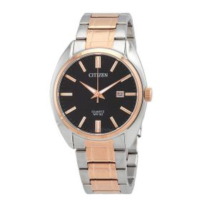 4175488 Citizen Quartz Black Dial Two-Tone Mens Watch