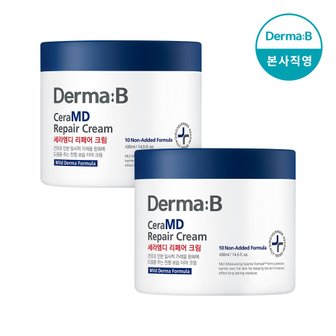 더마비 [1+1] 세라엠디 리페어 크림 430ml