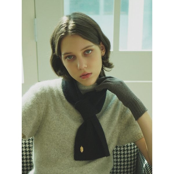 Msrz easy hole pendant knit muffler_8colors