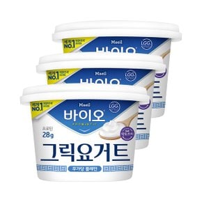 바이오 그릭요거트 무가당 플레인 400g 3개_P373289256