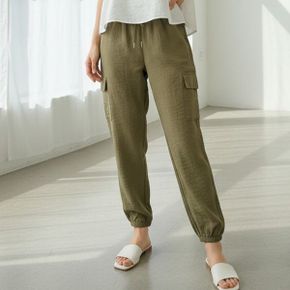 조거 카고 냉장고 팬츠 여름 밴딩 바지 유티_P420736533