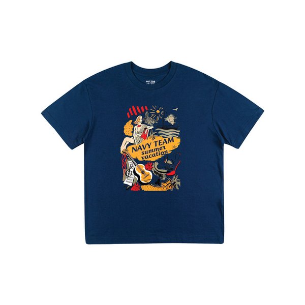 Summer Vacation 반팔 티셔츠(4color)