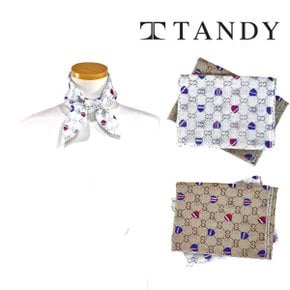 TANDY 하트패턴 손수건 스카프