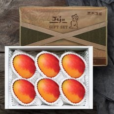 인정식탁 [올찬] 제주 애플망고 선물세트 (왕특대)3kg 5-6과 / 제주직송