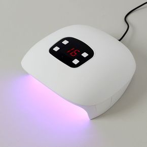 타이머 UV LED 젤네일 램프 화이트 레진 경화기