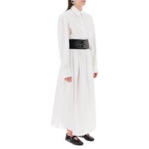 [알라이아] Long sleeve dress AA9R13426T611 BLANC