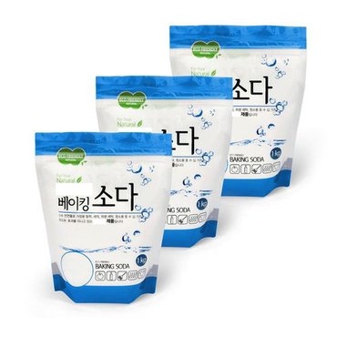  베이킹소다plus 1kg x 3개