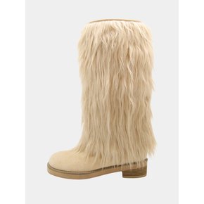 High Pile Eco Fur Long Boots