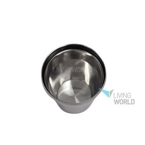 리빙월드 거북표 스텐컵 27종 75mm /업소용컵 스텐레스컵 물잔 식당용 물컵