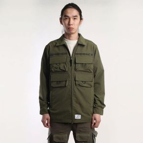 NYLON CARGO SHIRT JACKET MJN53000C1 OG-107 GREEN 나일론 카고 셔츠 자켓 아우