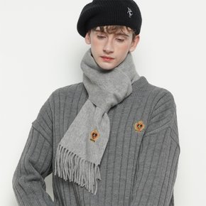 MW147 Wool 100 Royal muffler grey