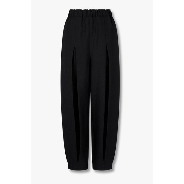 드레이프 테이퍼드 팬츠 (블랙) EN15112039000