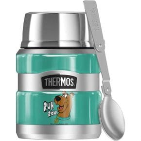 영국 써모스 도시락 ScoobyDoo Ruh Roh Face THERMOS STAINLESS KING 스테인리스 스틸 Food Jar