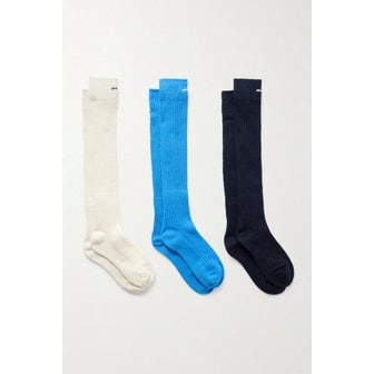 슈슈통 3팩 자수 코튼 블렌드 양말 46376663162976743