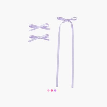 키앙 발레리나 리본 헤어핀 세트(4colors)