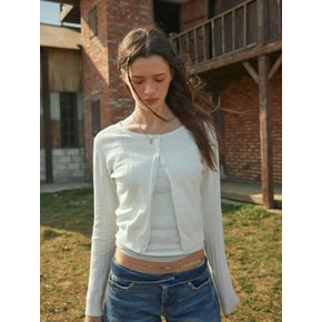 Punching Skashi Cardigan (Set-up) / WHCKG2433F