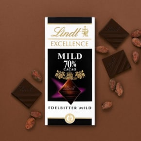 Lindt 린트 엑설런스 마일드 70% 카카오 다크 초콜릿 100g