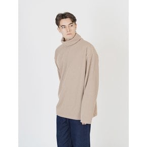 Wide Pola Neck Knit (Gray)