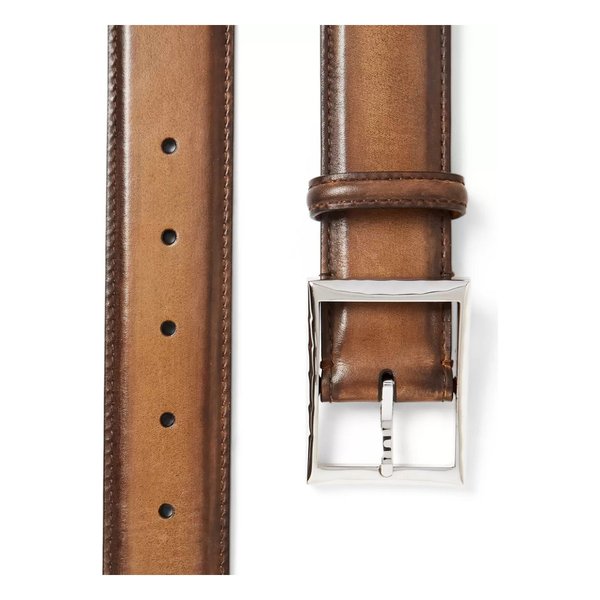 3.5cm Brown Classic Leather Belt 브라운 1473020371431296