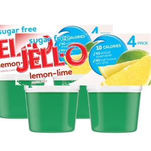  [해외직구] Jell-O 젤오 레몬 라임 젤라틴 컵 4입 2팩