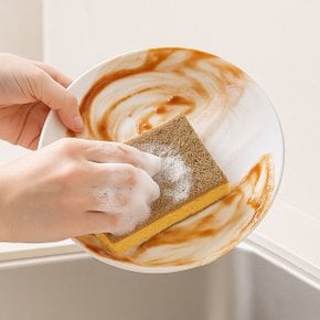 [5+5] 정직한 주방 사이잘삼 설거지 수세미 자연유래 스펀지 (10P)