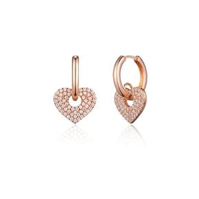 14K 아모르 하트 귀걸이 (gold pin) ELGPEE473
