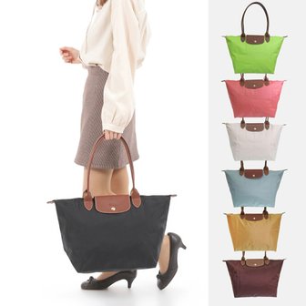  LONGCHAMP A4 Le Pliage 1899-089 롱샨 가방 접이식 토트 백 대형 패스너 포함 가벼운 경량 여행