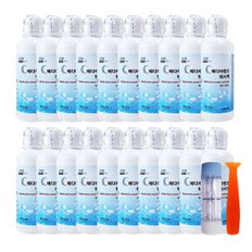 메디아렌즈 식염수(워시액) 150ml X 20개 삼현제약 렌즈식염수 하드렌즈케이스+뽁뽁이 증정