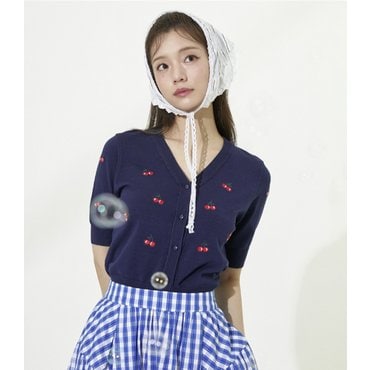 플라스틱아일랜드 [C]체리자수 가디건 (PR2KG562)