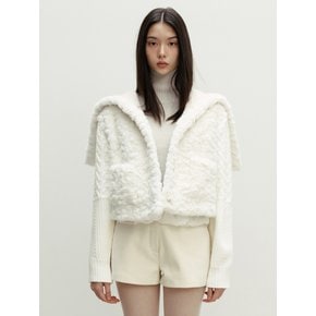 KNIT FUR MUSTANG_TT4W010IV