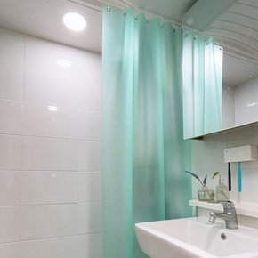 늘푸른 욕실커튼 블라인드 샤워커튼 (100cm*160cm) 연그린