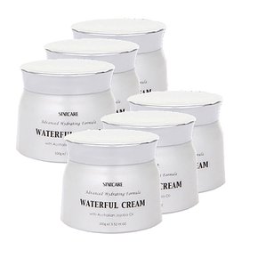 시니 Waterful Cream 수분 크림 호호바오일 100g 6개