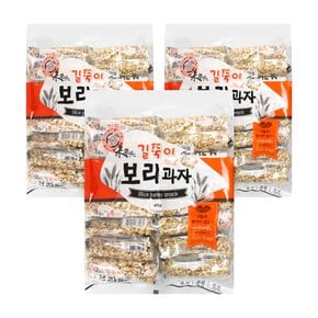 엉클팝 길쭉이보리과자 400g (32개입) 3개