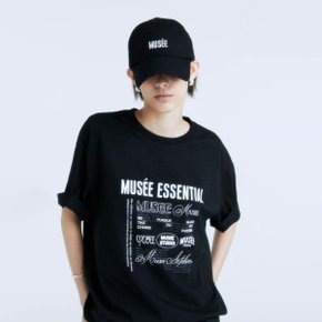 DANTE Musee Lettering Archive Print Oversized T-shirt_Black