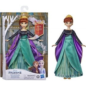 2 Singing Anna Musical Fashion Doll 디즈니 아나운서와 눈 여왕 노래 아나운서 인형 아나운서