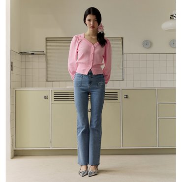 에고이스트 [BLUE LABEL] 앞포켓 슬림 부츠컷 데님팬츠 (ER2ODP03)