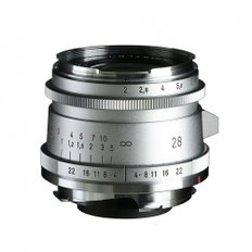 Voigtlander 폭트렌더 광각 렌즈 ULTRON Vintage Line 28mm F2 Aspherical TypeII VM SILVER