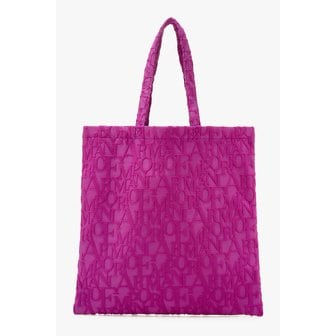 EMPORIO ARMANI 여성 타월링 로고 비치 쇼퍼백 0825124502000