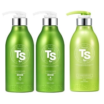 티에스 프리미엄 TS샴푸 500gx2+프리미엄 TS컨디셔너 500ml