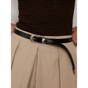 BT8057 웨스턴 메탈 루프 소가죽 벨트 18mm