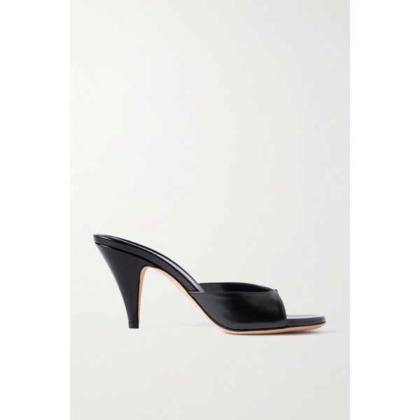 주드 헤이즈 가죽 뮬 블랙 46376663163034499