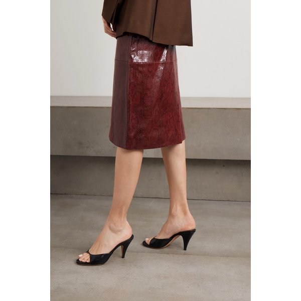 주드 헤이즈 가죽 뮬 블랙 46376663163034499